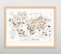 Minted&#174; Animals World Map, 65 Threatened Species Wall Art by Sabrin Deirani