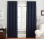 Open Box: Quincy Cotton Canvas Blackout Curtain