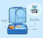 OmieBox&#174; Hot &amp; Cold Bento Lunch Box