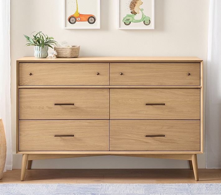 west elm x pbk Mid-Century 6-Drawer Dresser (56w x 18d&quot;)