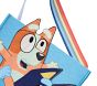 <i>Bluey</i> Glow-in-the-Dark Felt Halloween Treat Bag