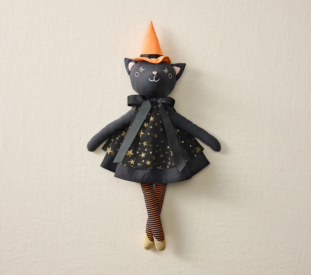 Halloween Witch Cat Designer Doll