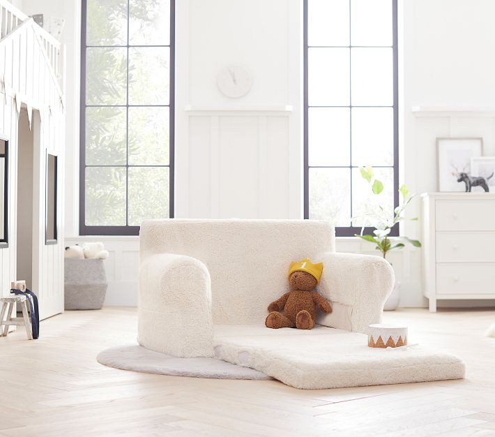 Anywhere Sofa Lounger®, Cream Sherpa - Main Image