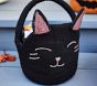 Felted Wool 3-D Black Cat Treat Bag
