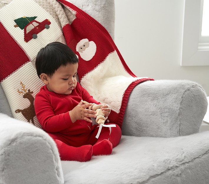 Christmas Heirloom Baby Blanket Pottery Barn Kids