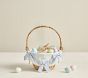 Striped Bows Easter Basket Liner