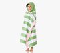 Rugby Stripe Flamingo Beach Hooded Towel UPF 50+