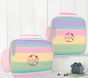 Mackenzie Pastel Multi Stripe Lunch Boxes