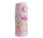 Mackenzie Pink Botanical Butterfly Water Bottle
