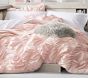 Blush Whimsical Waves Microfiber Comforter &amp; Sham
