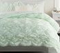 Blush Whimsical Waves Microfiber Comforter &amp; Sham
