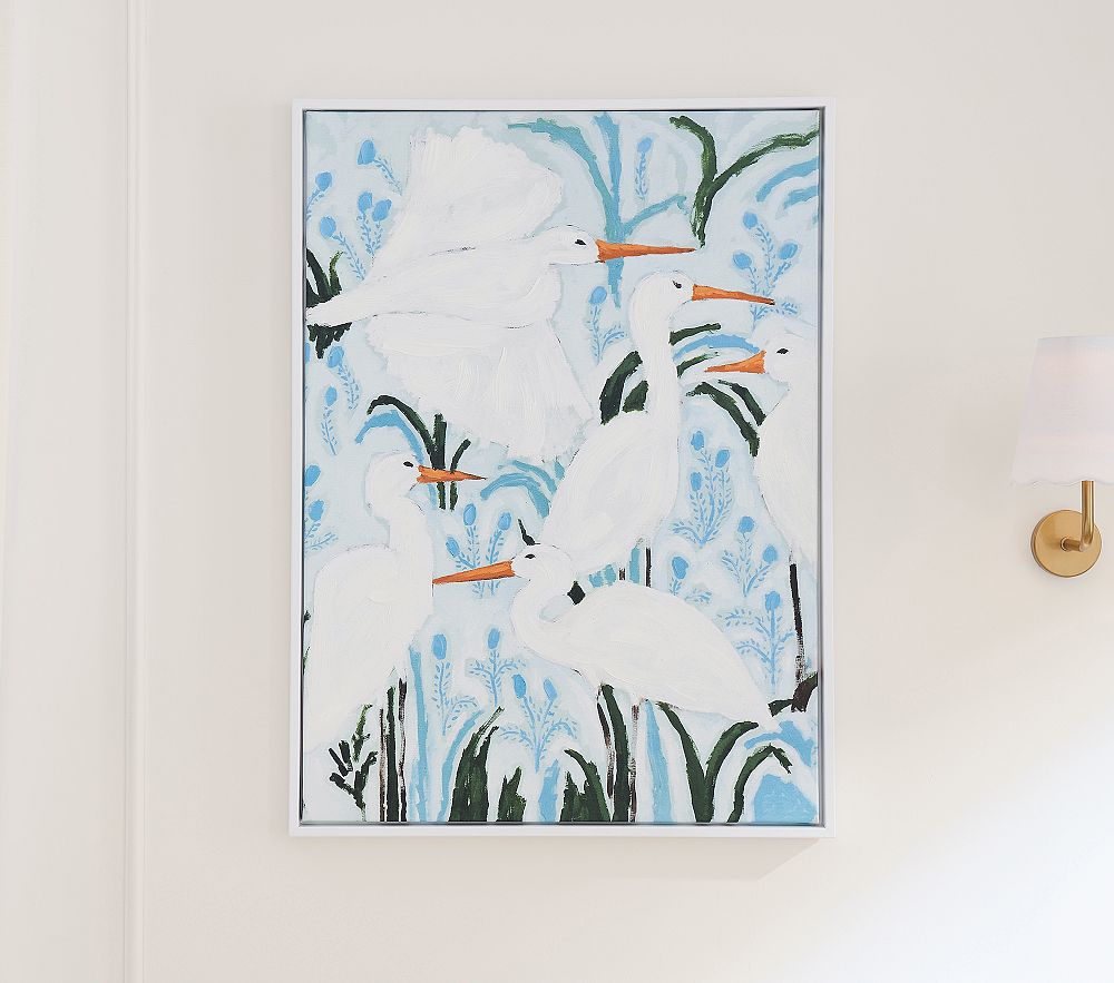 Jordan Connelly Swan Flight Framed Art