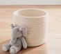 Open Box: Metallic Colorblock Basket, Large, Silver