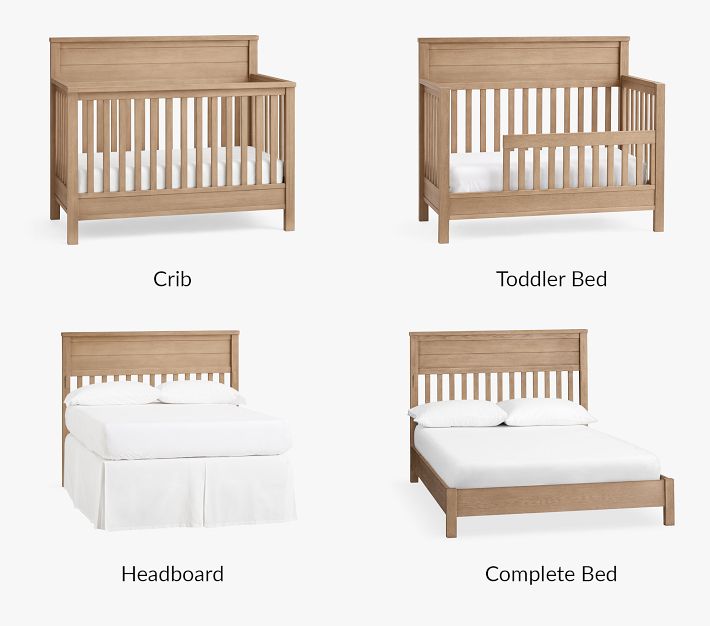 Charlie 4-in-1 Convertible Baby Crib Pottery Barn Kids