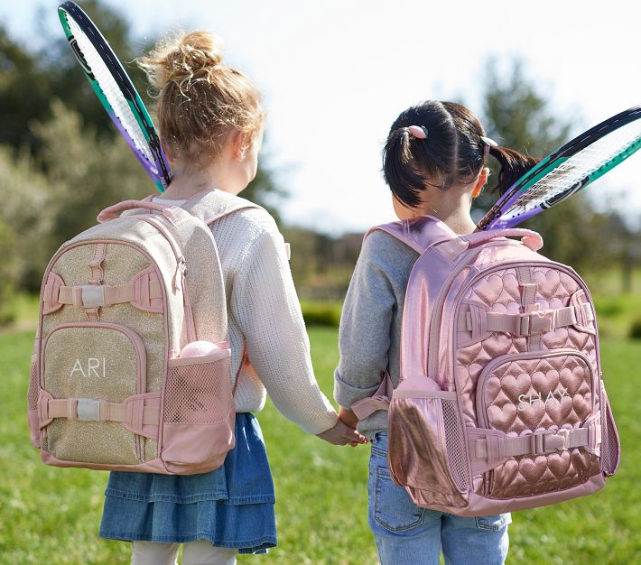 OREZI White Swans & Pink Feathers Kids Backpack - Toddler School Bag, Lightweight, 10x6x12 Inches - View #3
