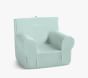 Kids Anywhere Chair®, Light Aqua with White Piping Slipcover Only