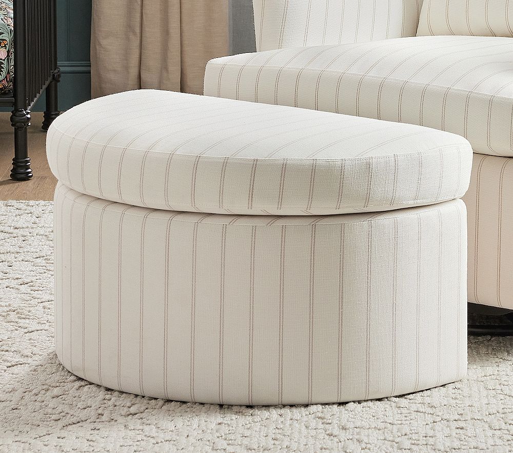 Open Box: Chris Loves Julia Upholstered Ottoman