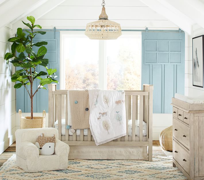 rory pottery barn crib
