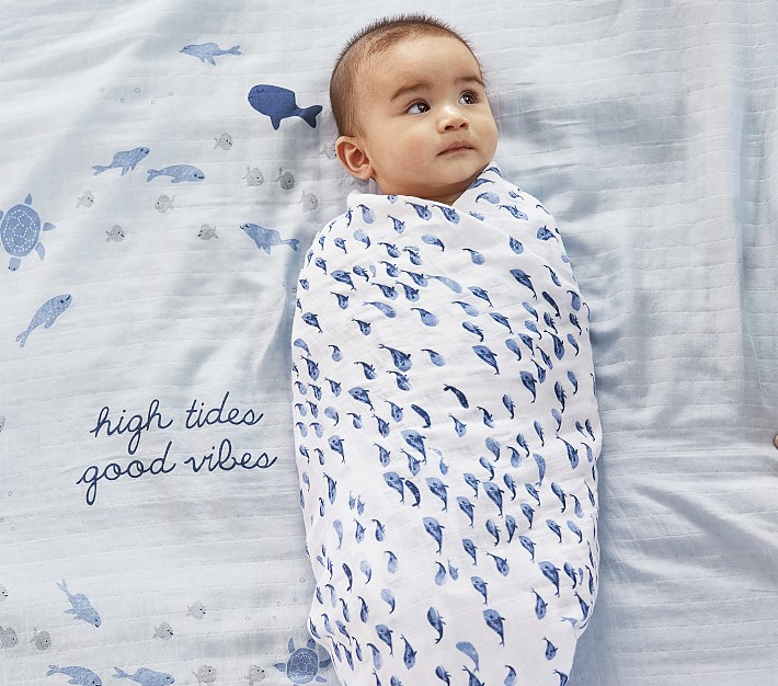 Muslin Swaddle Wrap Neutral Swaddle Set Organic Cotton Muslin