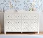 Avery Lattice Extra-Wide Dresser &amp; Topper Set (56")
