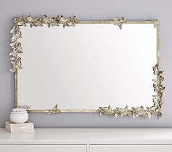 Monique Lhuillier Butterfly Rectangle Metal Mirror (32"x48")