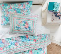 Lilly Pulitzer Unicorns in Bloom Comforter