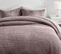 Pottery Barn Teen Velvet Pick Stitch Quilt &amp; Sham