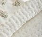 Pottery Barn Teen Velvet Pick Stitch Quilt &amp; Sham