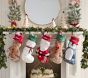 Shaped Velvet Christmas Stocking Collection