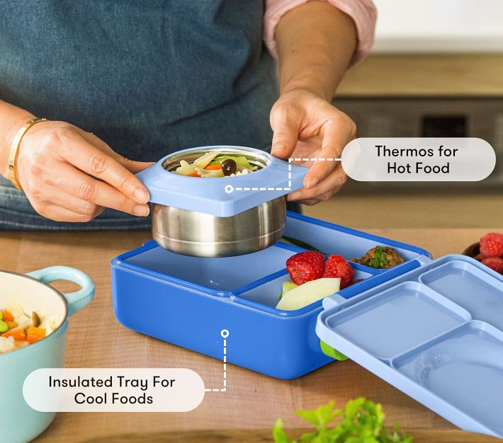 OmieBox® Hot Cold Bento Lunch Box Pottery Barn Kids