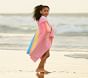 Happy Rainbows Kid Beach Hooded Towel UPF 50+