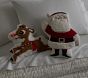 Rudolph&#174; Shaped Light-Up and Rudolph&#174; Santa Pillow Set