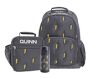 Mackenzie Puffer Charcoal Lightning Backpack &amp; Lunch Bundle, Set of 3