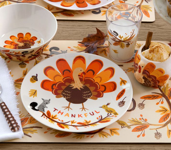 Rifle Paper Thanksgiving Plate Pottery Barn Kids
