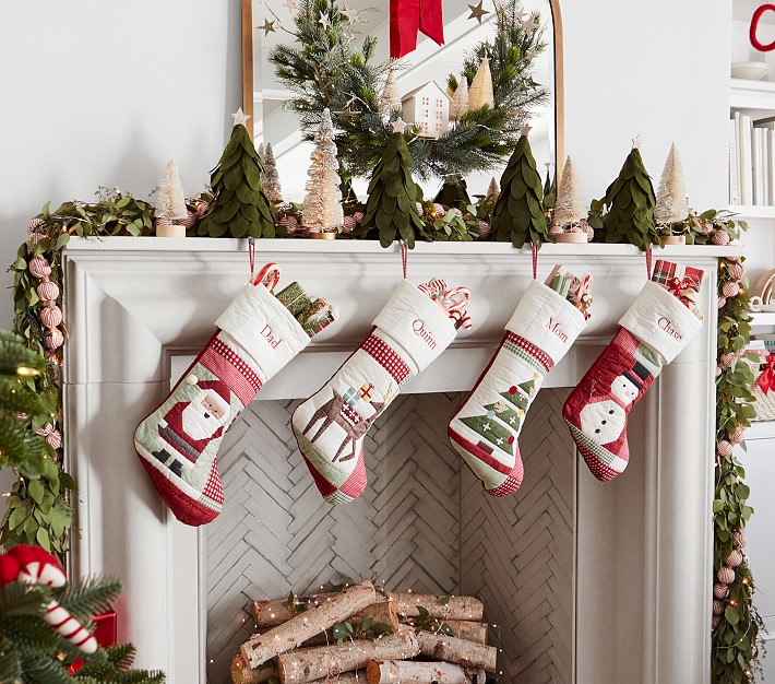 Pottery Barn ◾️stocking holder クリスマス Santa's Sleigh Stocking Holders | Pottery Barn