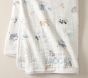 Avery Animals Oversized Organic Muslin Baby Blanket