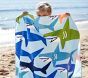 Rainbow Shark Kid Beach Towel UPF 50+