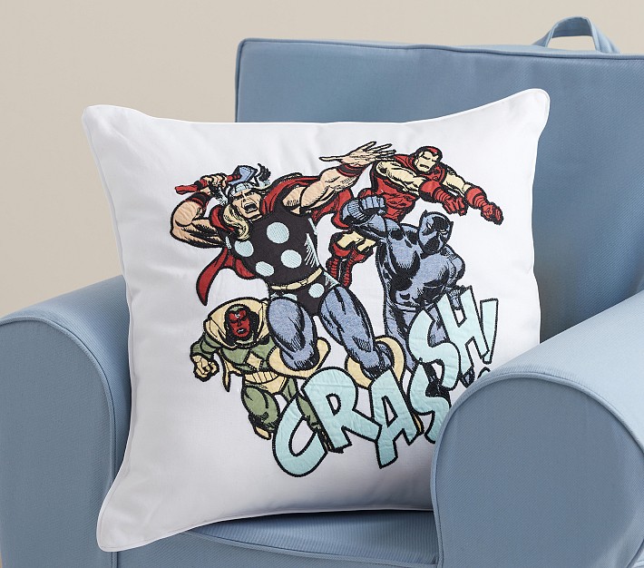Marvel Heritage Pillow Avengers Kids Pillow Pottery Barn Kids