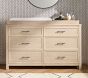 Camden 6-Drawer Dresser &amp; Topper Set (56w x 19d&quot;)
