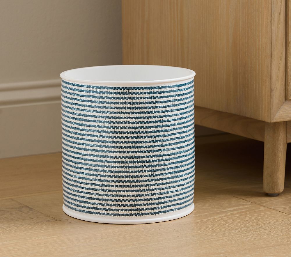 Oxford Stripe Trash Can | Pottery Barn Kids