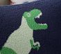 Dino Fuzzy Wedge Pillow