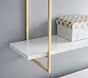 Gold Polished 3-Tier Shelf (32")