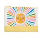 Yellow Rainbow Sun Canvas Wet Dry Bag