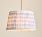 Gingham Pleat Pendant (17")