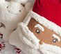 Black Santa &amp; Snowflake Pillow Set