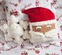 Black Santa &amp; Snowflake Pillow Set