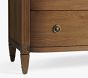 Chris Loves Julia Aged Oak 6-Drawer Dresser &amp; Topper Set (56w x 20d")