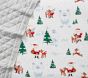 Rudolph® And Bumble™ Organic Flannel Crib Fitted Sheet