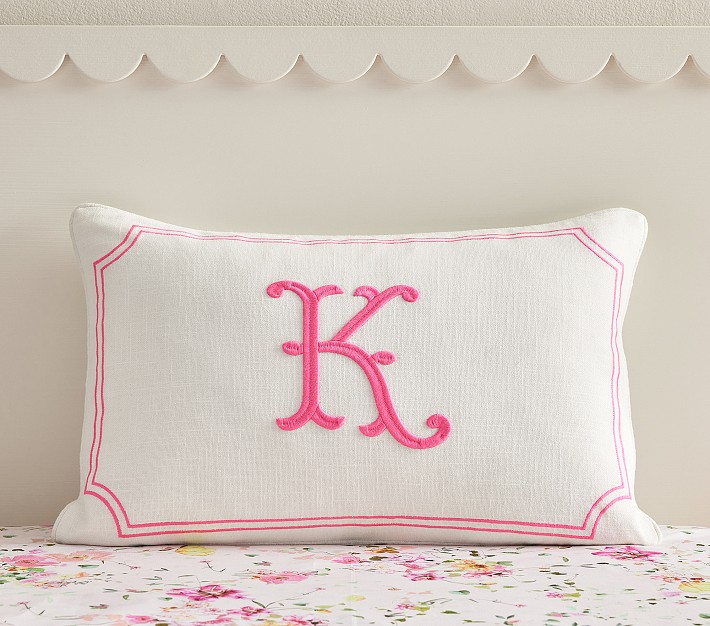 Monique Lhuillier Personalized Pillow Cover Pottery Barn Kids