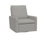 Open Box: Paxton Power Swivel Glider &amp; Recliner, Performance Heathered Basketweave Platinum